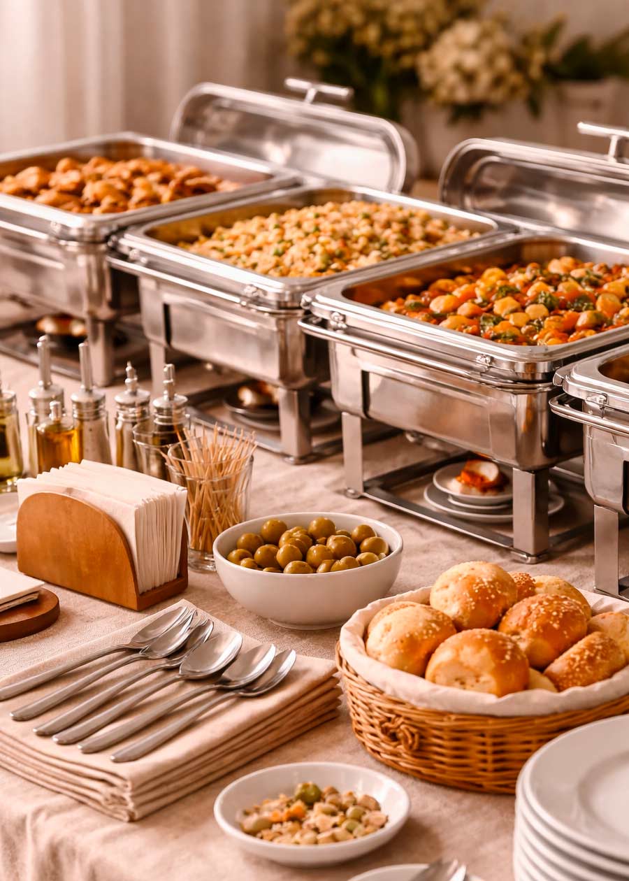 Artículos de buffet para hostelería